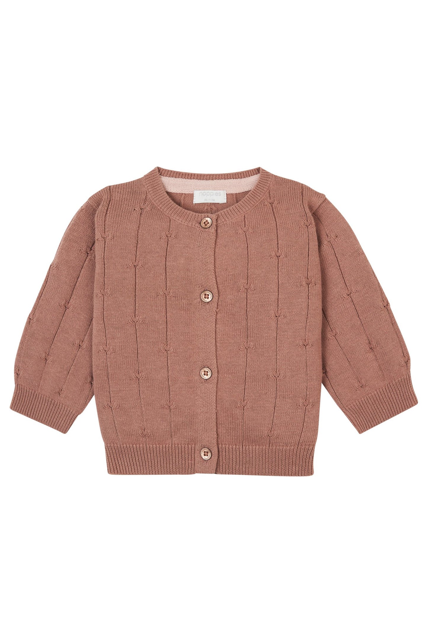 Frondes Cardigan - Burlwood