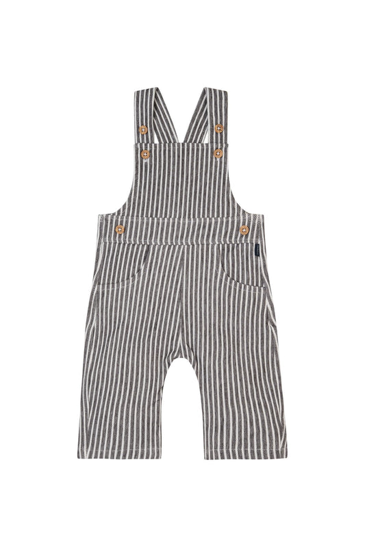 Gauchy Dungaree - Phantom Stripe