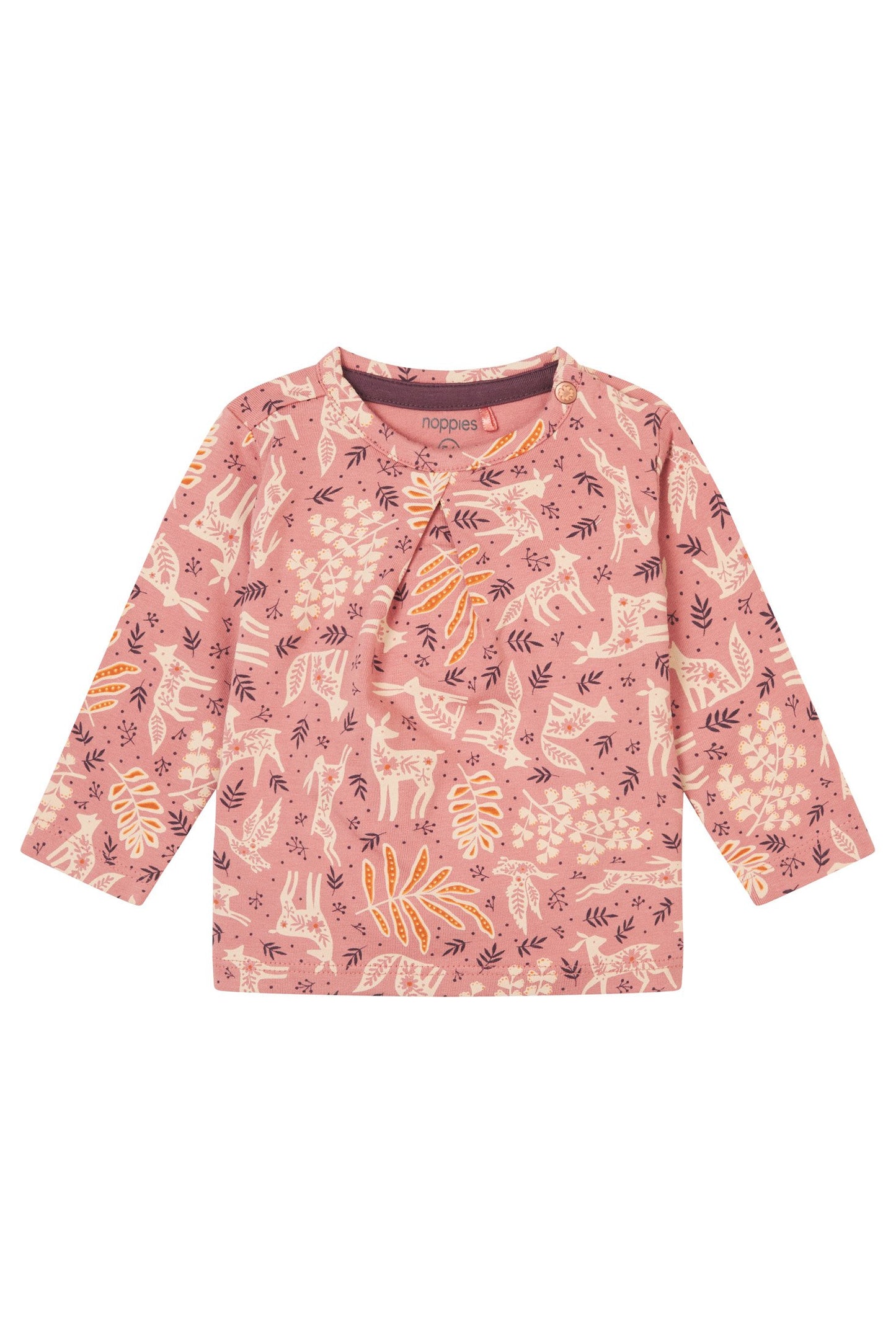 Fines Long Sleeve Tee - Old Rose