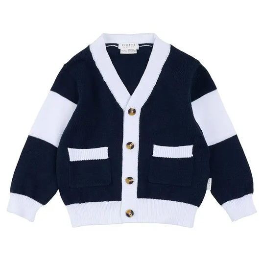 Cardigan Sweater Knit - Navy
