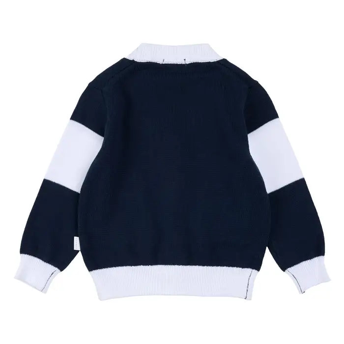 Cardigan Sweater Knit - Navy