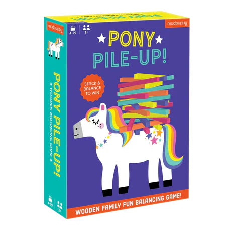Pony Pile Up! Wooden Balancing Game