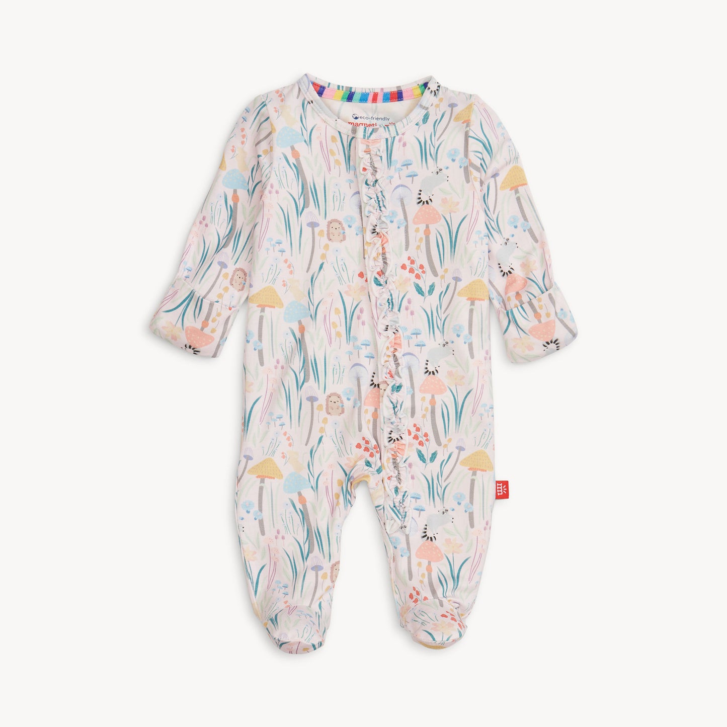 Modal Magnetic Footie with Ruffle - Shroom and Bloom