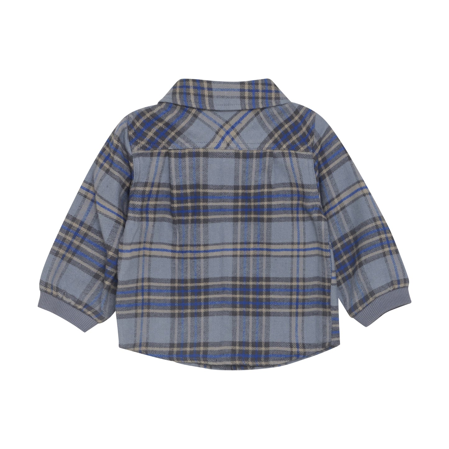 Plaid Baby Shirt - Flintstone
