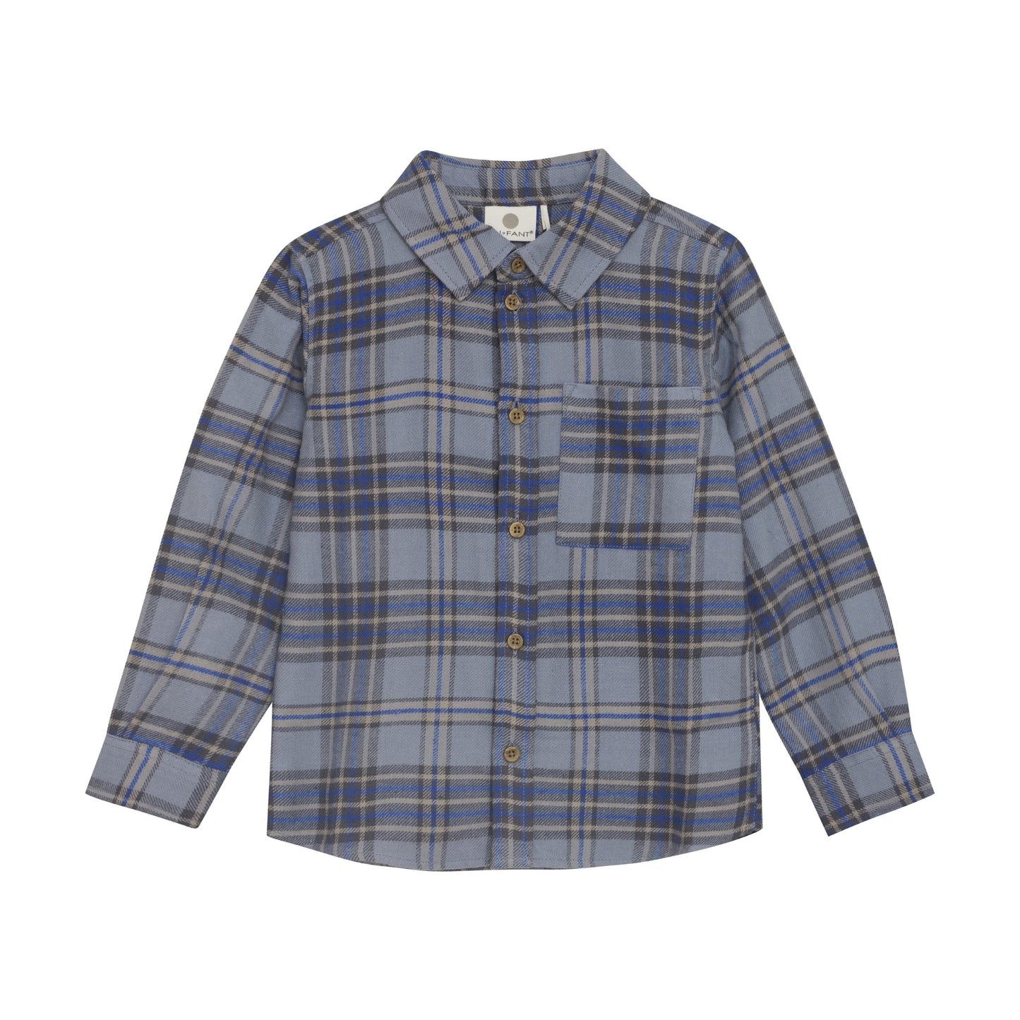Plaid Toddler Shirt - Flintstone