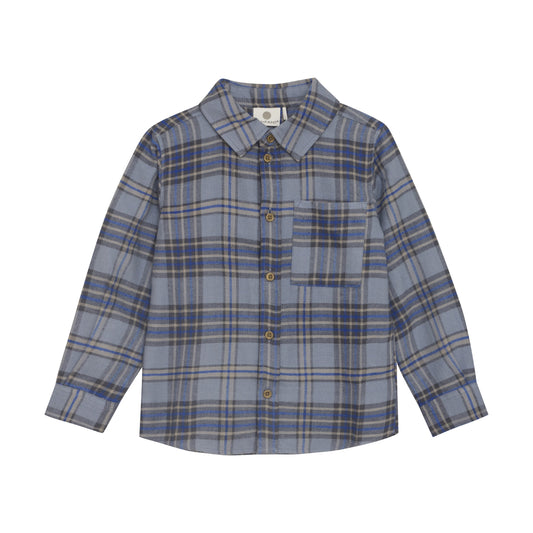 Plaid Toddler Shirt - Flintstone