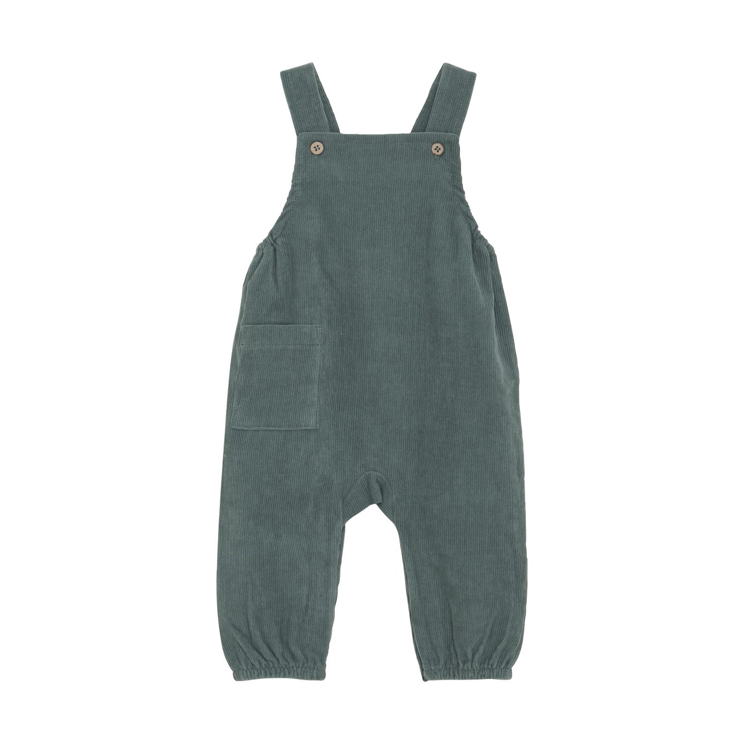 Corduroy Romper - Silver Pine