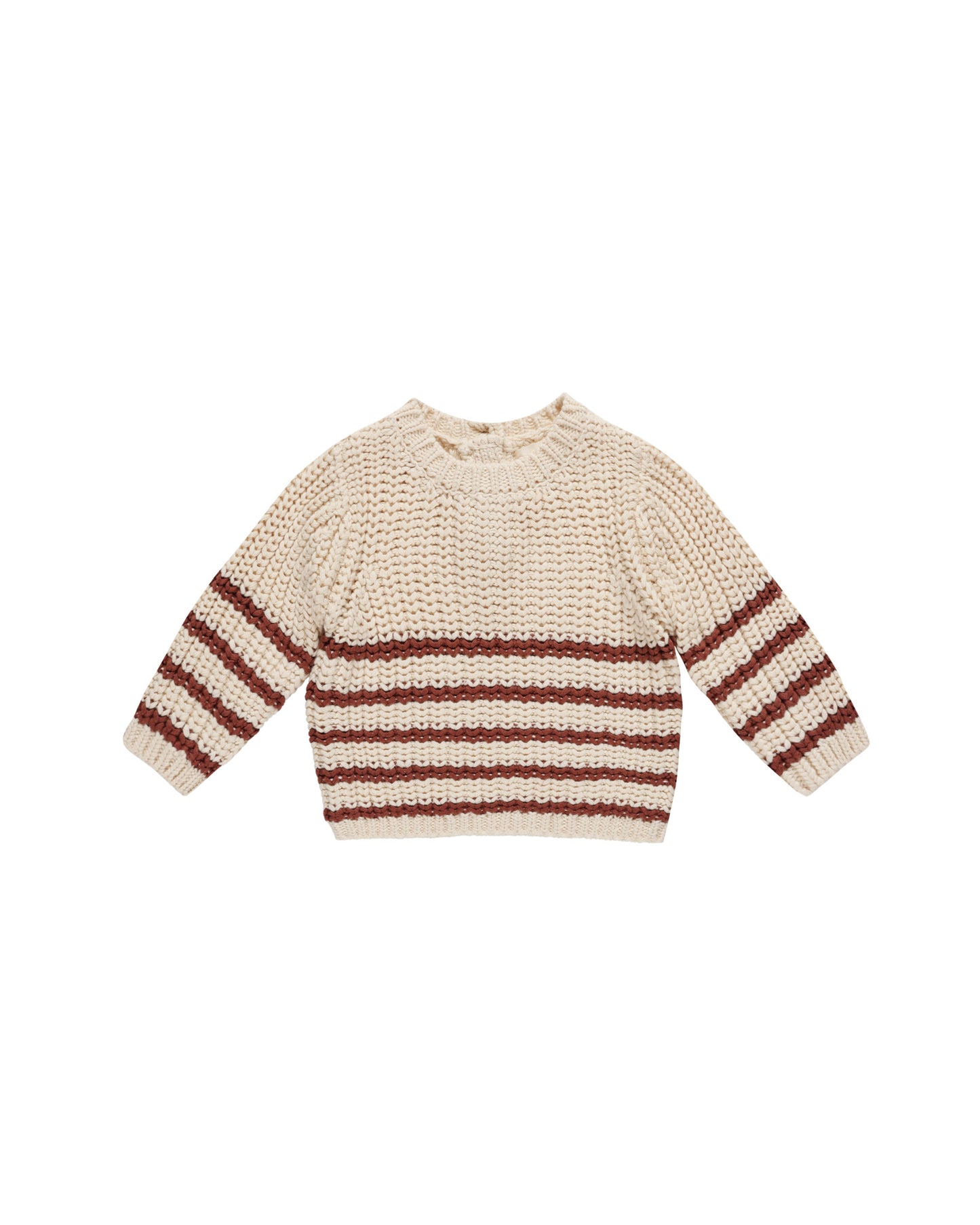 Rex Sweater - Cranberry Stripe