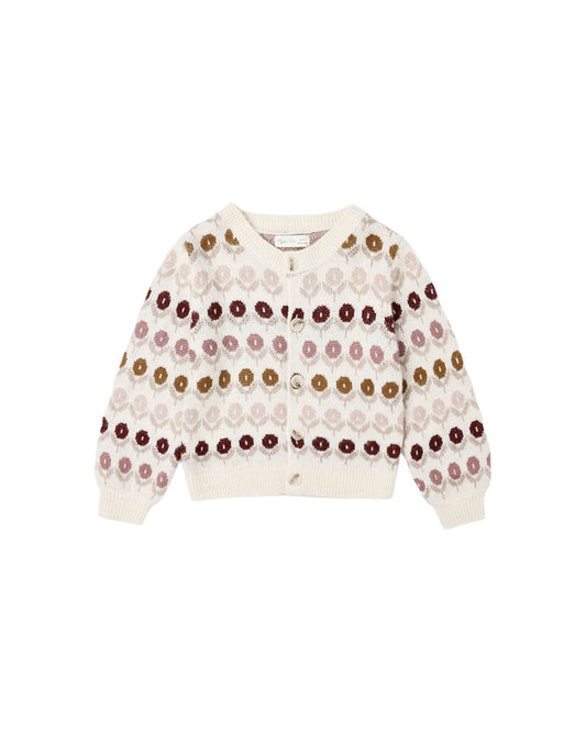 Cheyenne Cardigan - Foral Jacquard