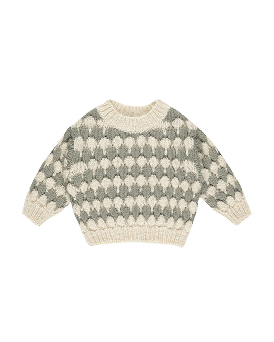 Bubble Knit Sweater - Laurel Stripe