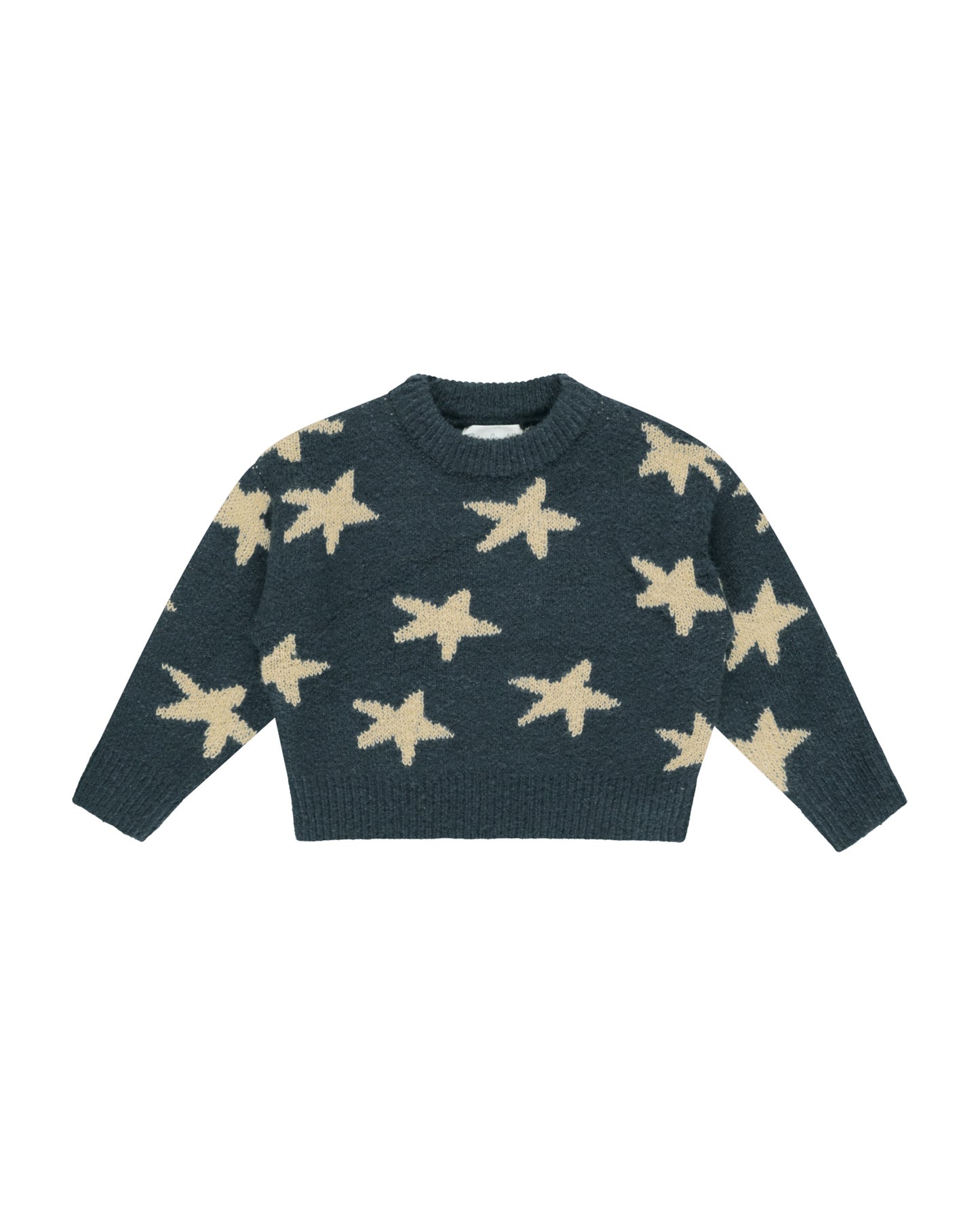 Aspen Baby Sweater - Indigo Stars