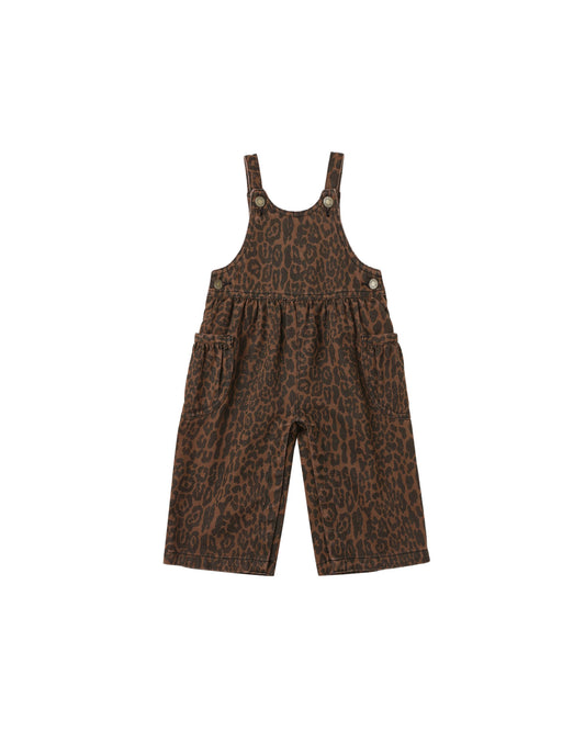 Wide Leg Overall - Leopard