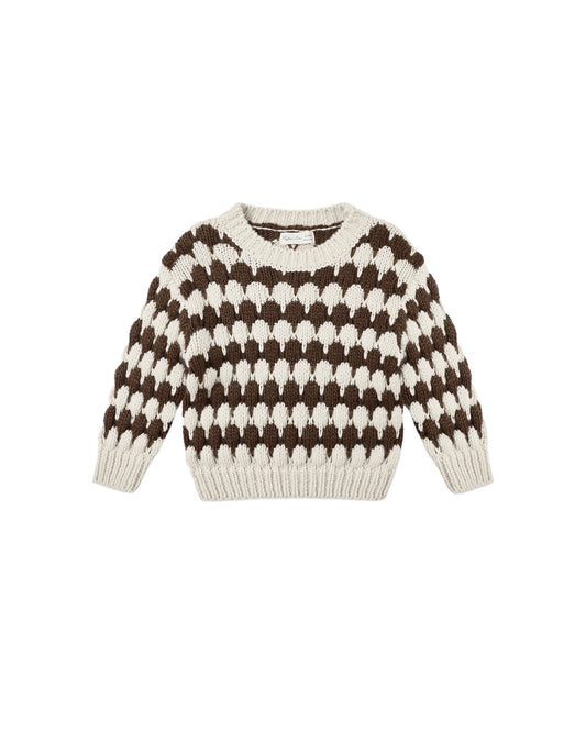 Shiloh Sweater - Brown Stripe