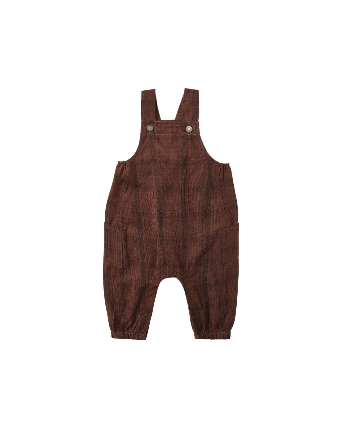Cargo Overall - Brown Plaid