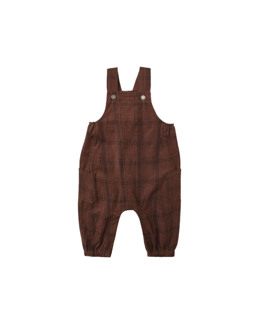 Cargo Overall - Brown Plaid