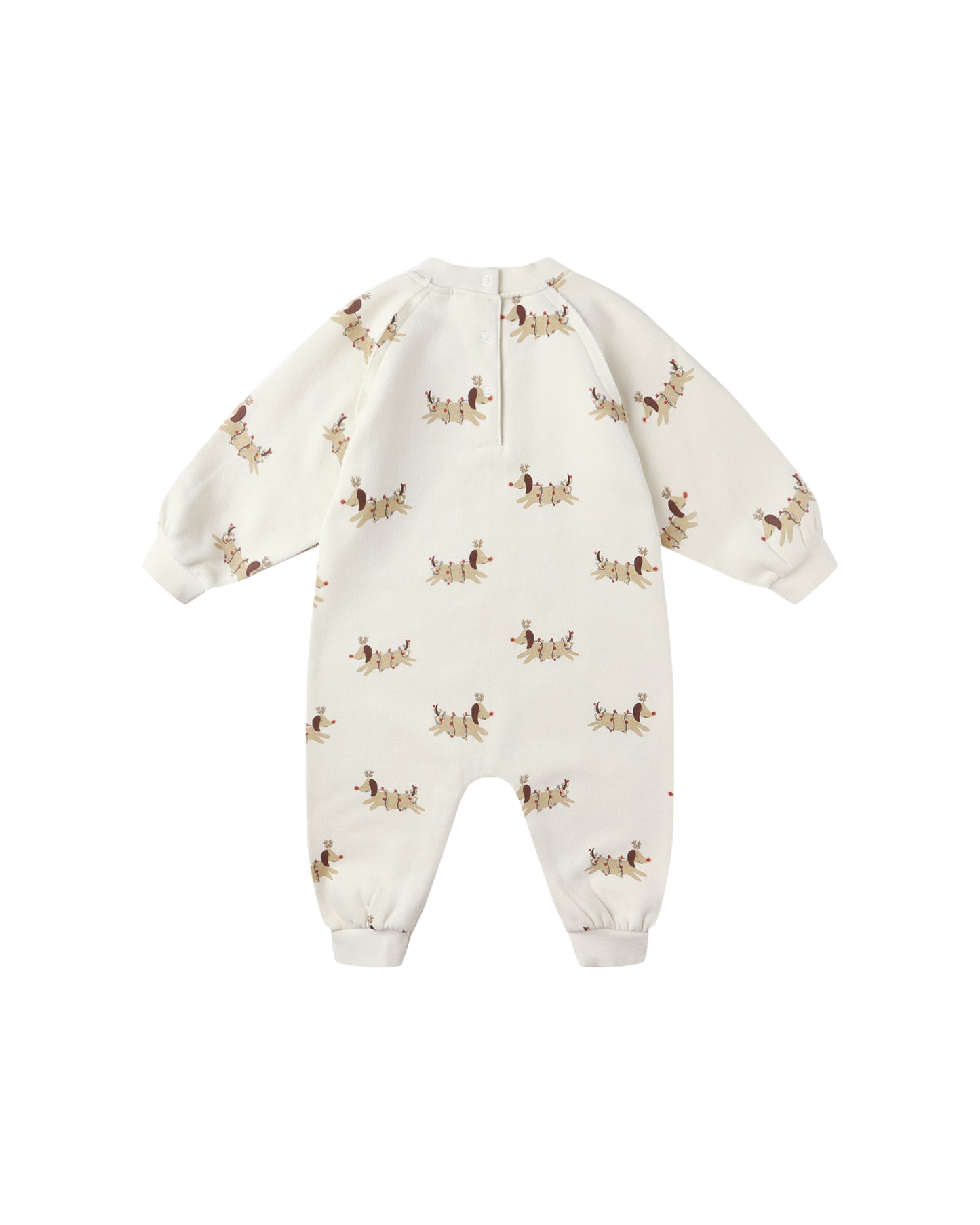 Raglan Jumpsuit - Christmas Dogs