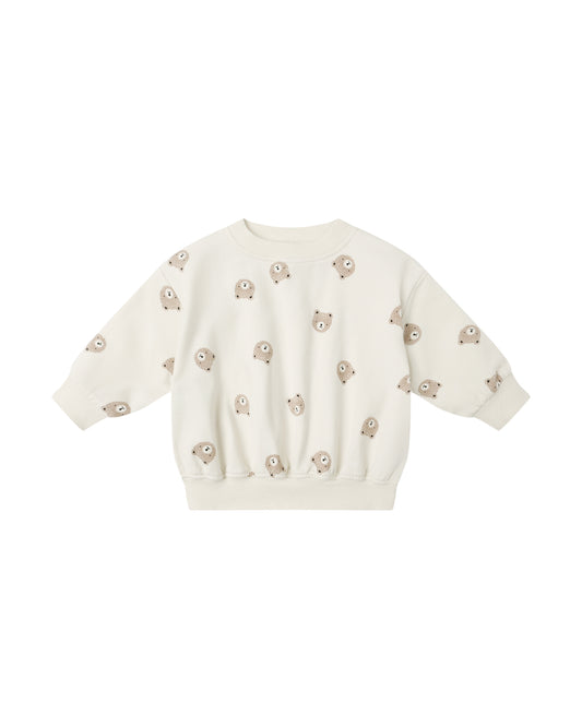 Relaxed Sweatshirt - Brown Bear