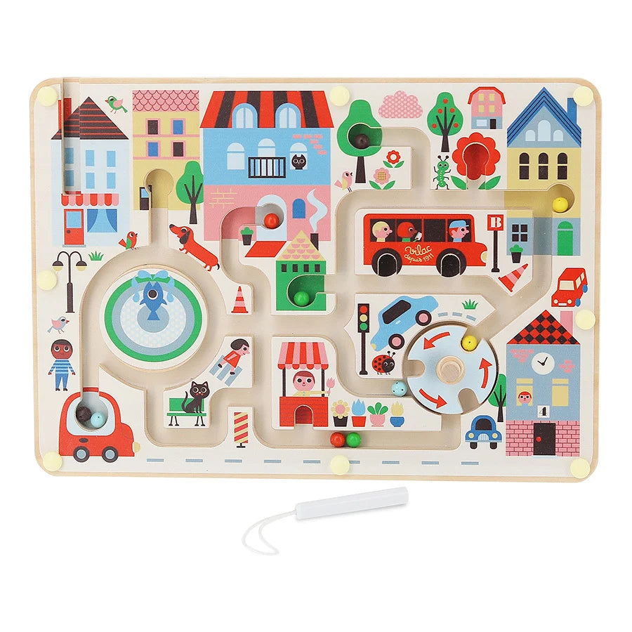 INGELA P. ARRHENIUS - MAGNETIC LABYRINTH / MAZE, MY LITTLE TOWN