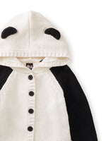 Panda Hooded Baby Sweater
