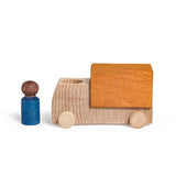Wooden Truck with Driver