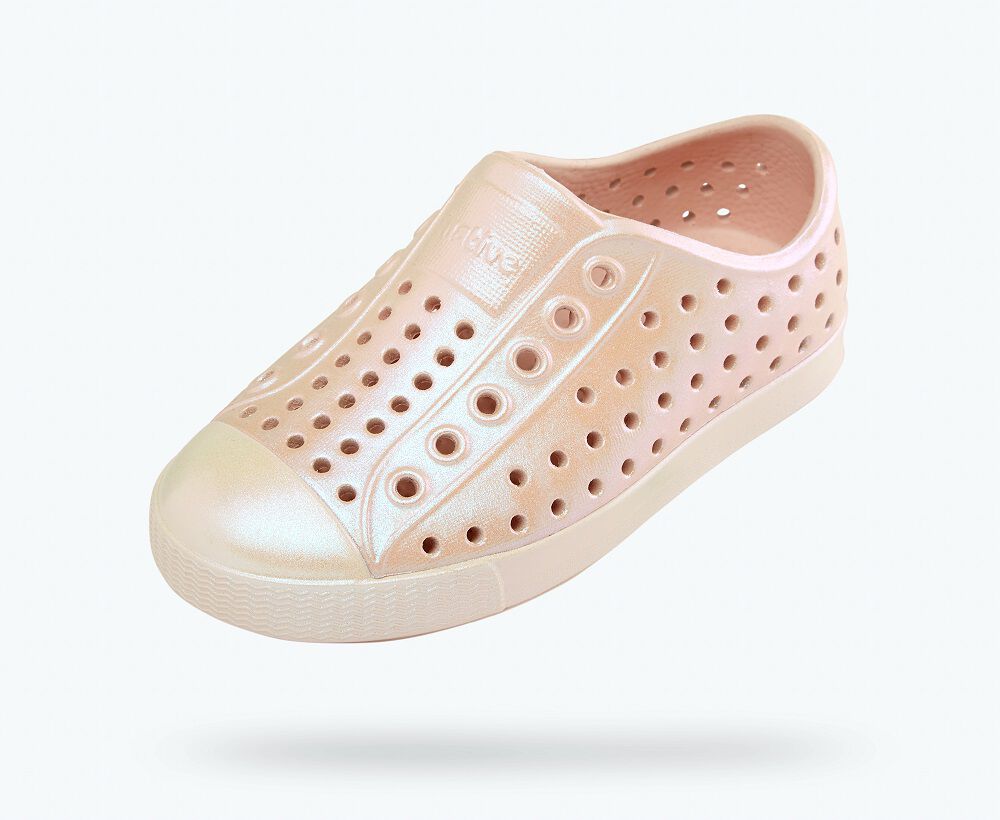 Jefferson Iridescent Shoe - Rock Salt Pink