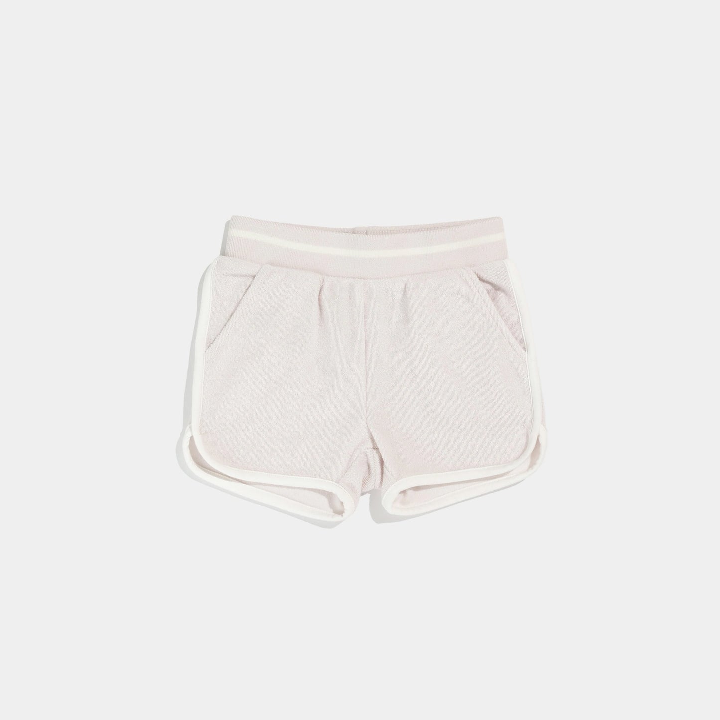 Lavender Terry Baby Shorts