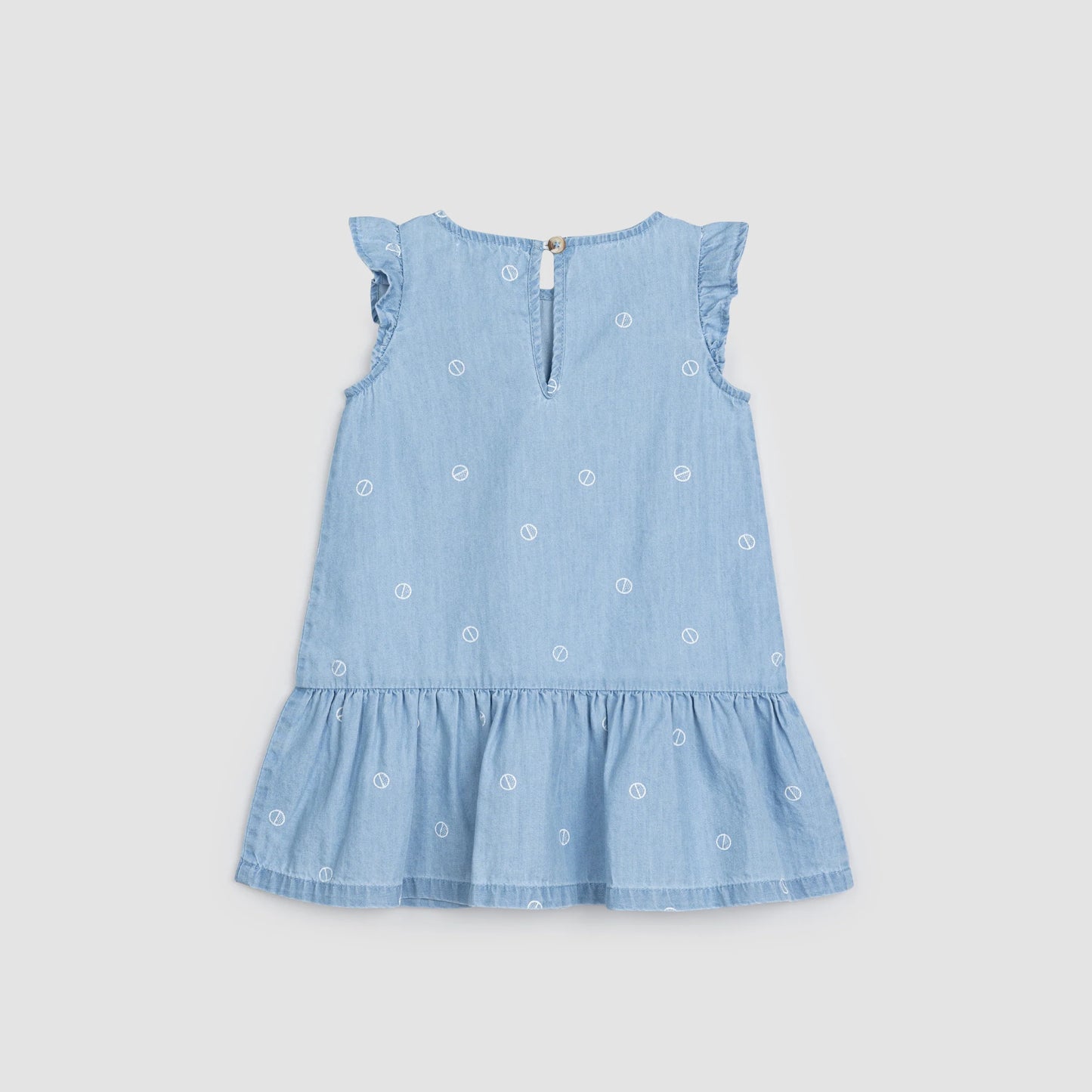 Rollerball Chambray Baby Dress