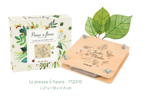 Le Jardin Flower Press, Toy, Moulin Roty - Purr Petite