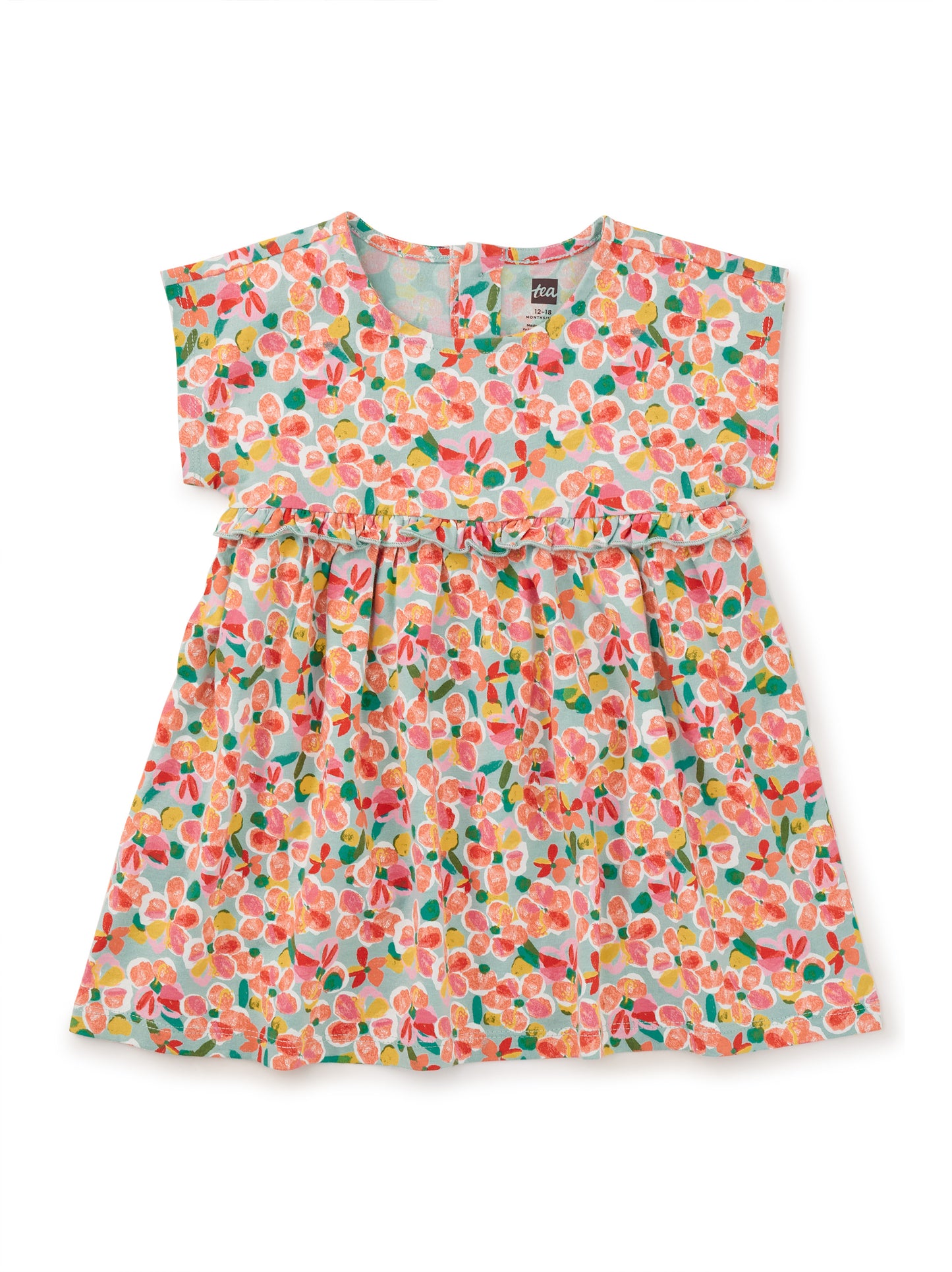 Empire Ruffle Baby Dress - Hacienda Hibiscus