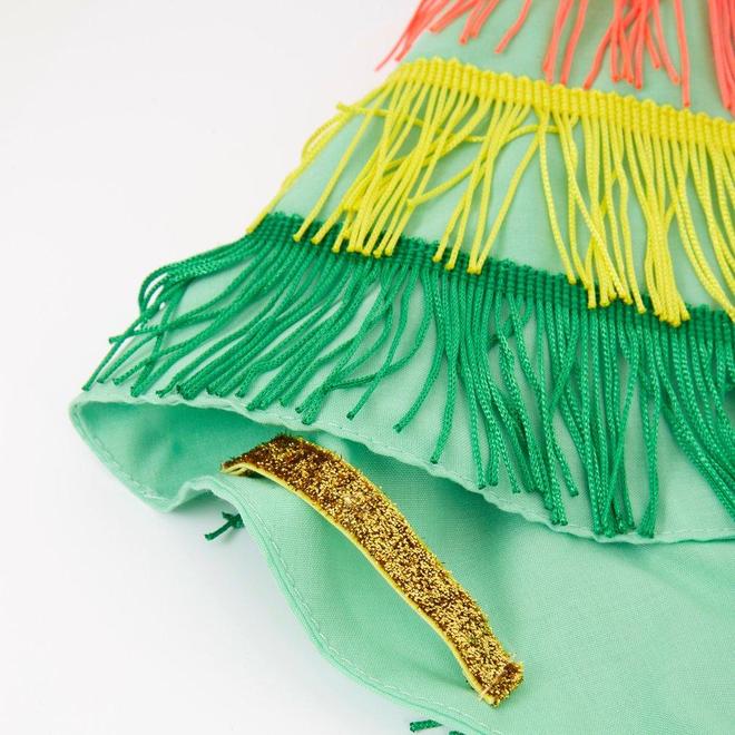 Parrot Fringed Cape Costume
