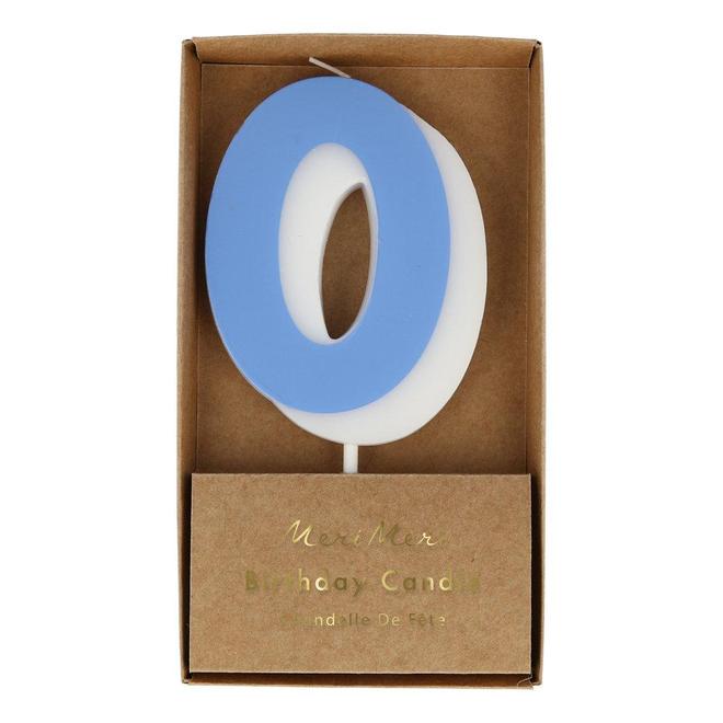Drop Shadow Number Candle