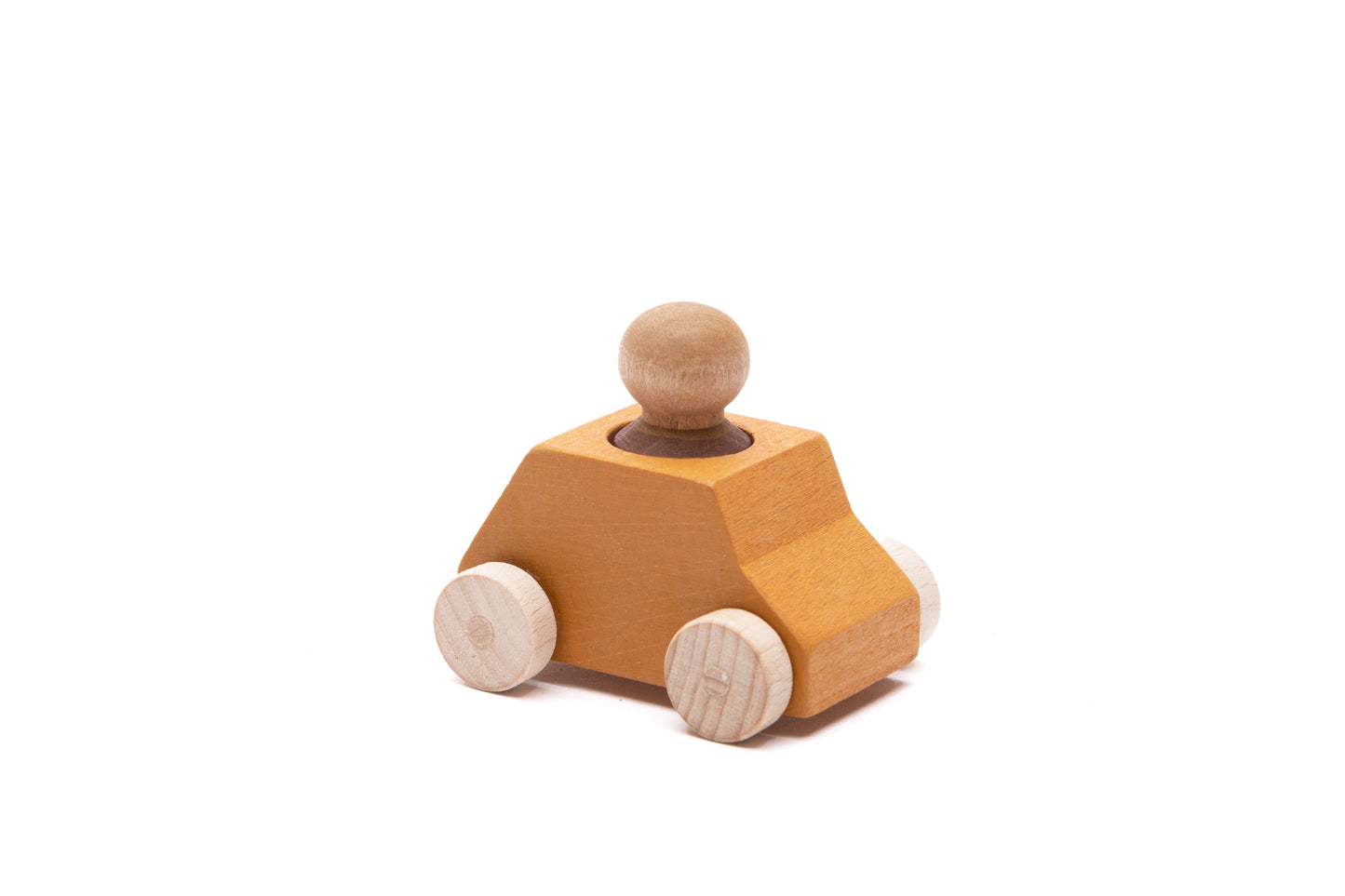 Wooden Car with Driver