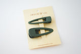 Matte Hair Clips Set of Two