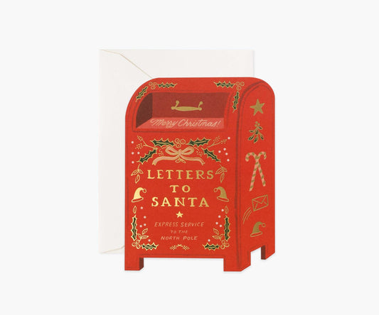 Letters to Santa Die-Cut Holiday Card