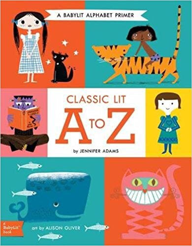 Classic Lit A to Z: Alphabet Primer, Books, Babylit - Purr Petite