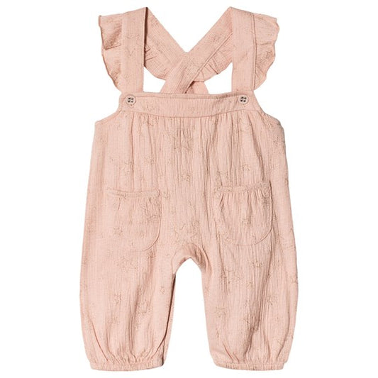 Rose Cloud Overalls